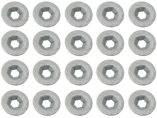 Universal Push On Nuts (Non Threaded Stud) 1/8"X3/8" OD (2 - NS0023