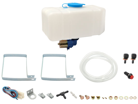 Universal Holden Windscreen Washer Bottle + Pump + Mounting Kit. Horizontal - NWK700