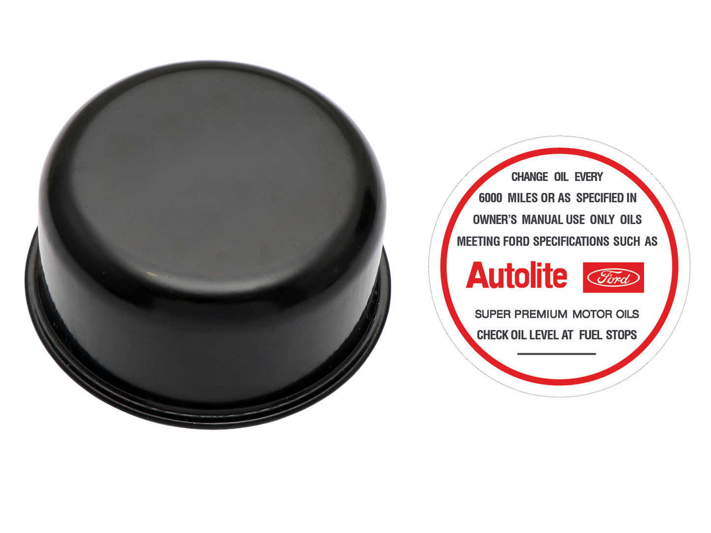 Oil Breather Cap & "Autolite" Decal Kit Twist On XW XY ZC ZD V8 - OBCWD1
