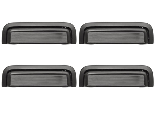 Door Handle Kit Outer VB VC VH VK VL Commodore Black LH & RH Front & Rear - ODHVBB