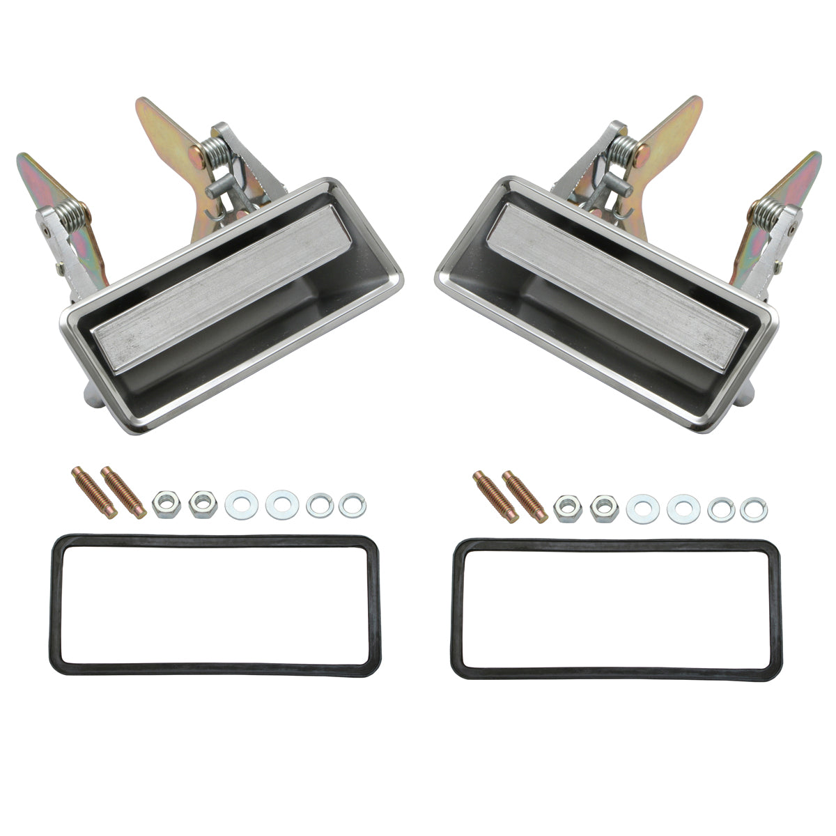 Door Handle Kit Outer XB XC ZG ZH Front Chrome LH&RH (2) - ODHXBC2
