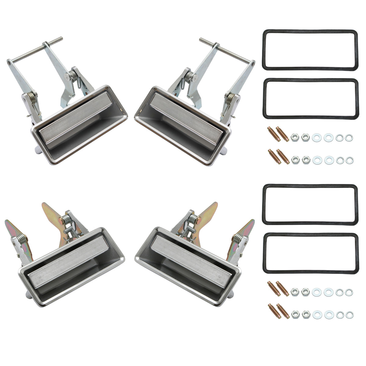 Door Handle Kit Outer XB ZF ZG Chrome LH&RH Fr&Rear(4) - ODHXBC4