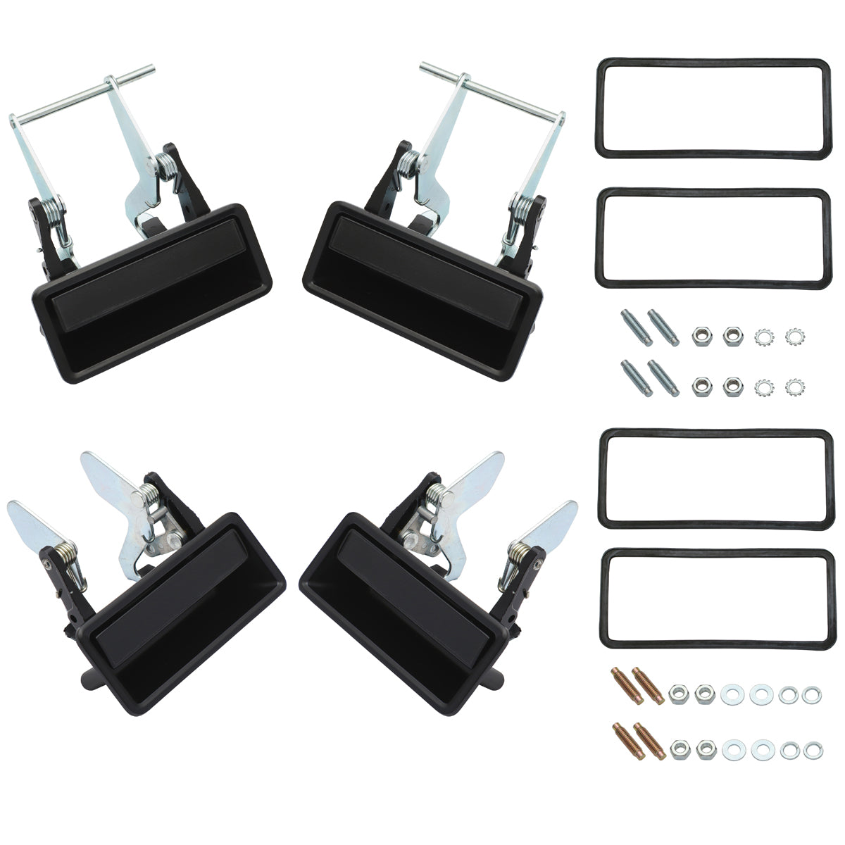 Door Handle Kit Outer XC ZH Black LH&RH Fr&Rear(4) - ODHXCB4