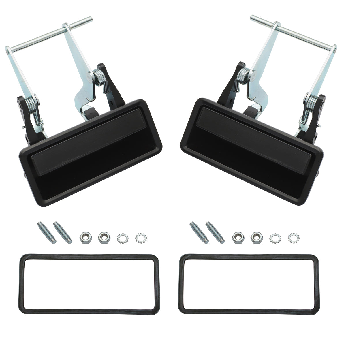 Door Handle Kit Outer XC ZH Black LH&RH Fr&Rear(4) - ODHXCB4