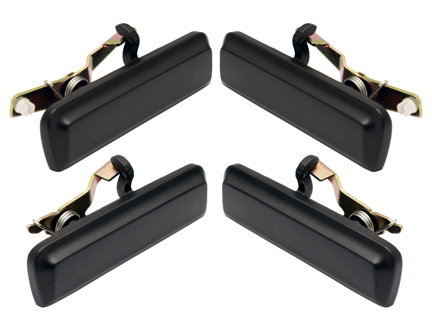 Door Handle Kit Outer XD XE XF Black LH&RH Fr&Rear(4) - ODHXDB4