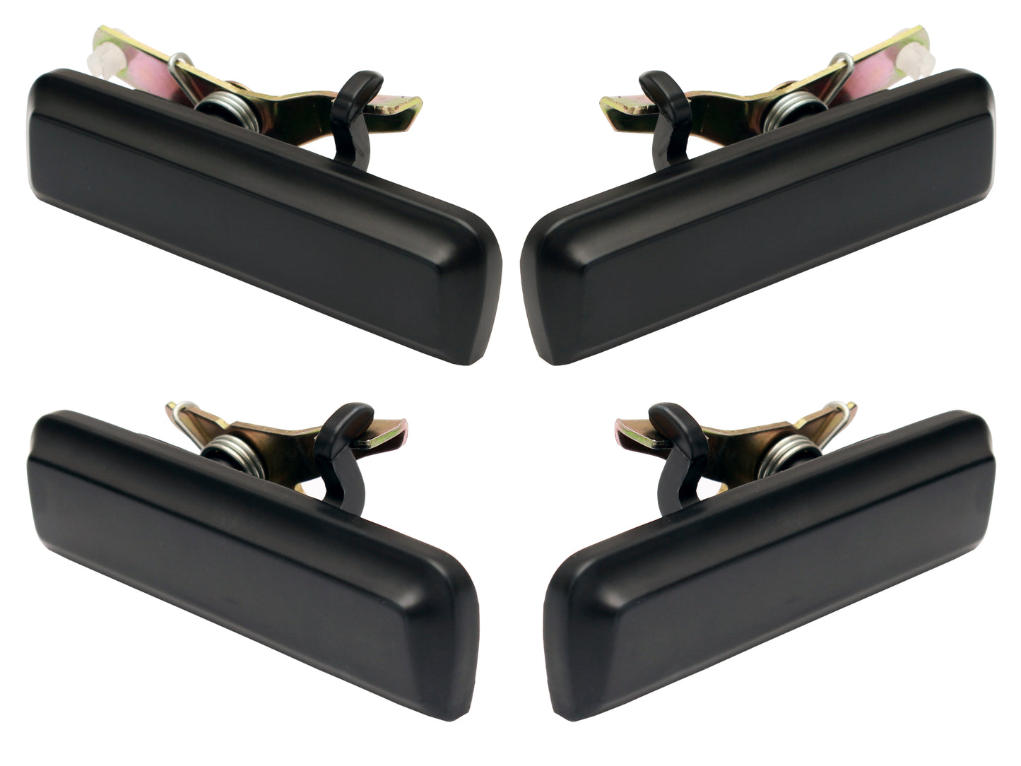 Door Handle Kit Outer XD XE XF Black LH&RH Fr&Rear(4) - ODHXDB4