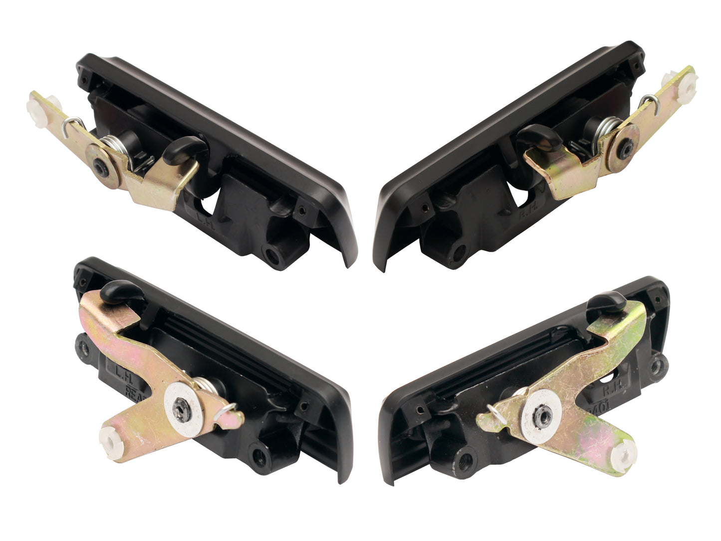 Door Handle Kit Outer XD XE XF Black LH&RH Fr&Rear(4) - ODHXDB4