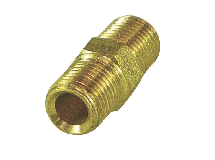 TFI Brass Hex Nipple 1/8 Bsp - P2701