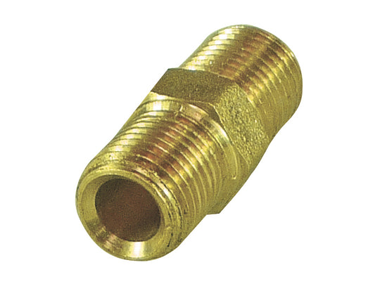 TFI Brass Hex Nipple 1/4 Bsp - P2702