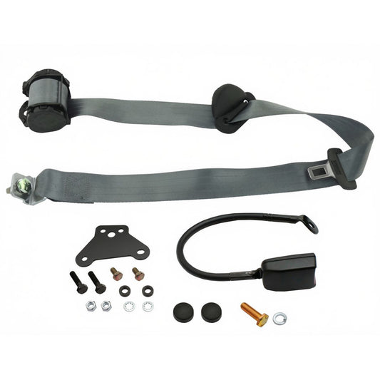 Inertia Seat Belt (Grey - Front RH Bucket Seat) Ford XE XF ZK ZL - PE3596GY