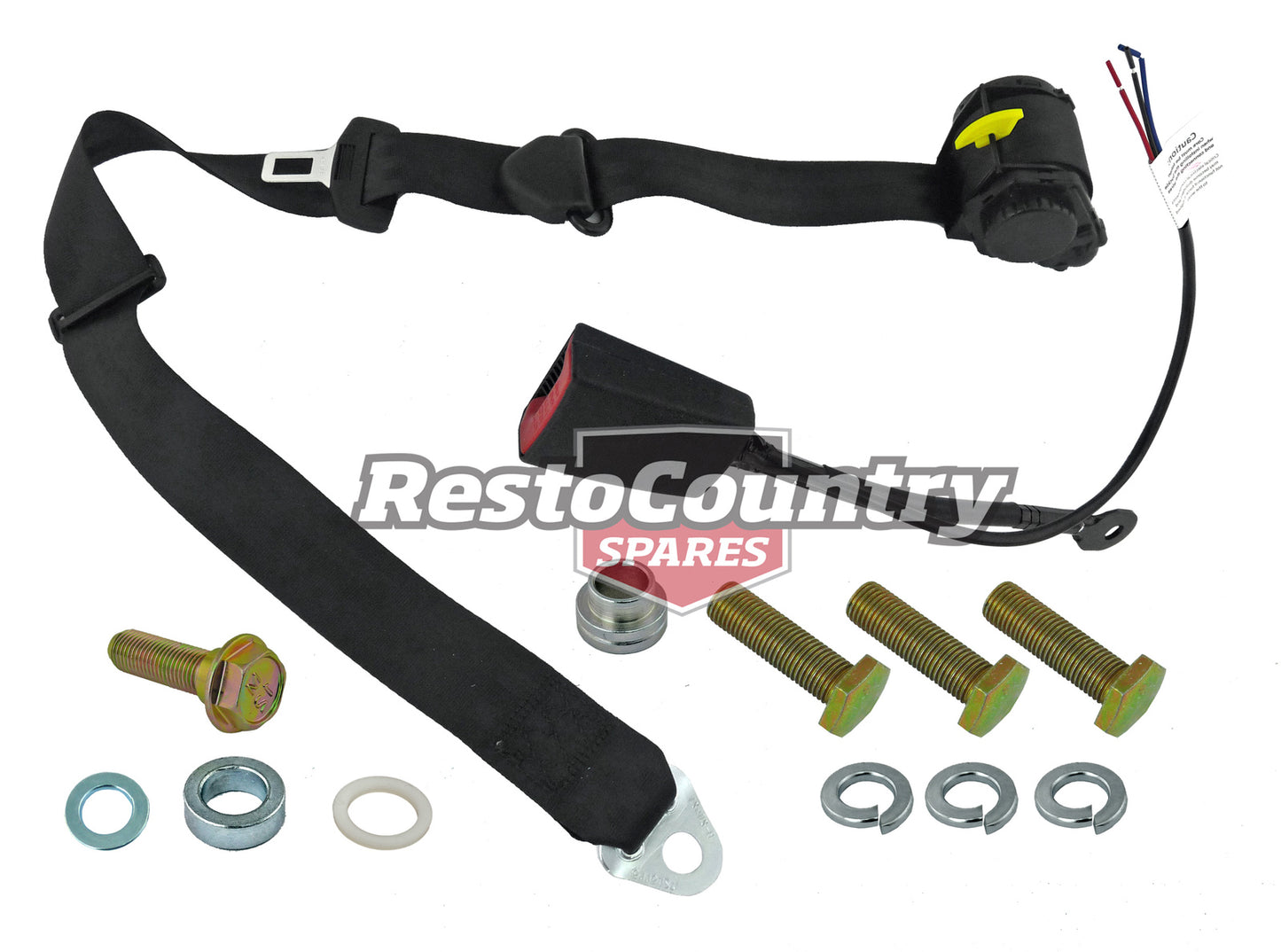 Inertia Seat Belt (Black - Front RH Bucket Seat) Holden VR VS Commodore - PE7059