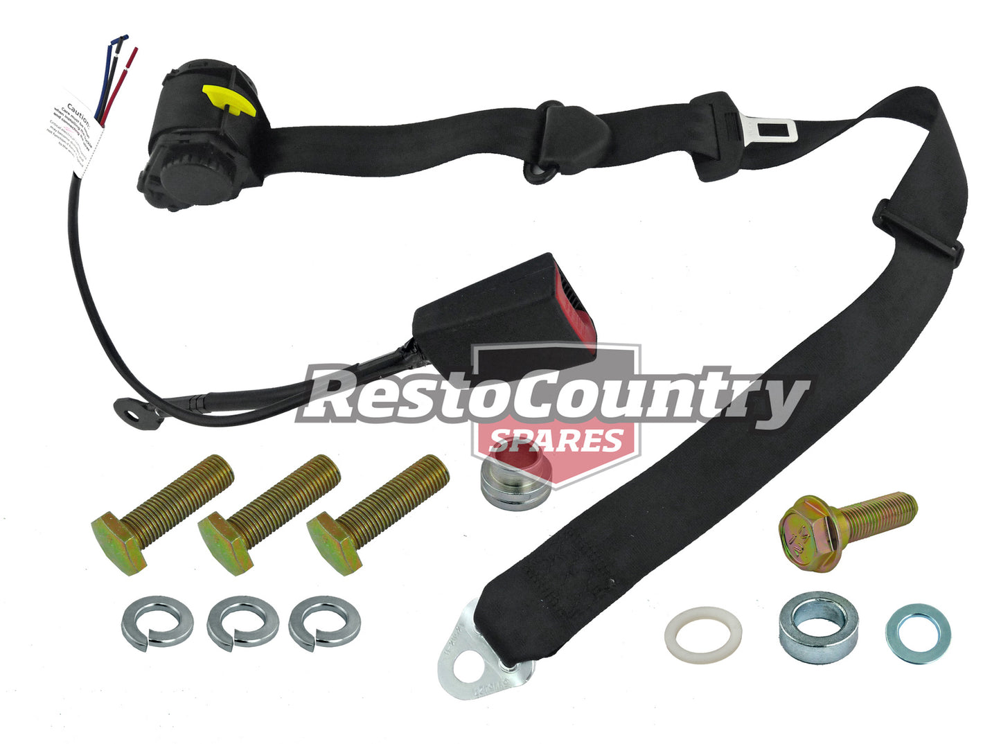 Inertia Seat Belt (Black - Front LH Bucket Seat) Holden VR VS Commodore - PE7060