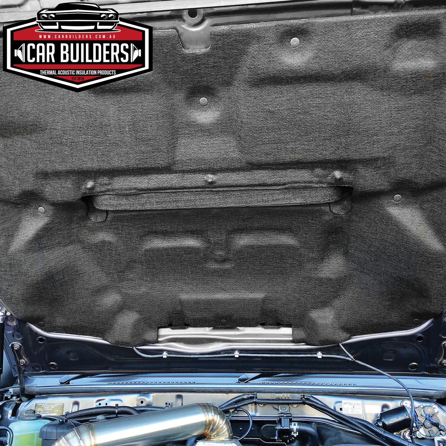 Car Builders Premium Under Bonnet Insulation XL 1310mm x 1800mm - PUBINXL