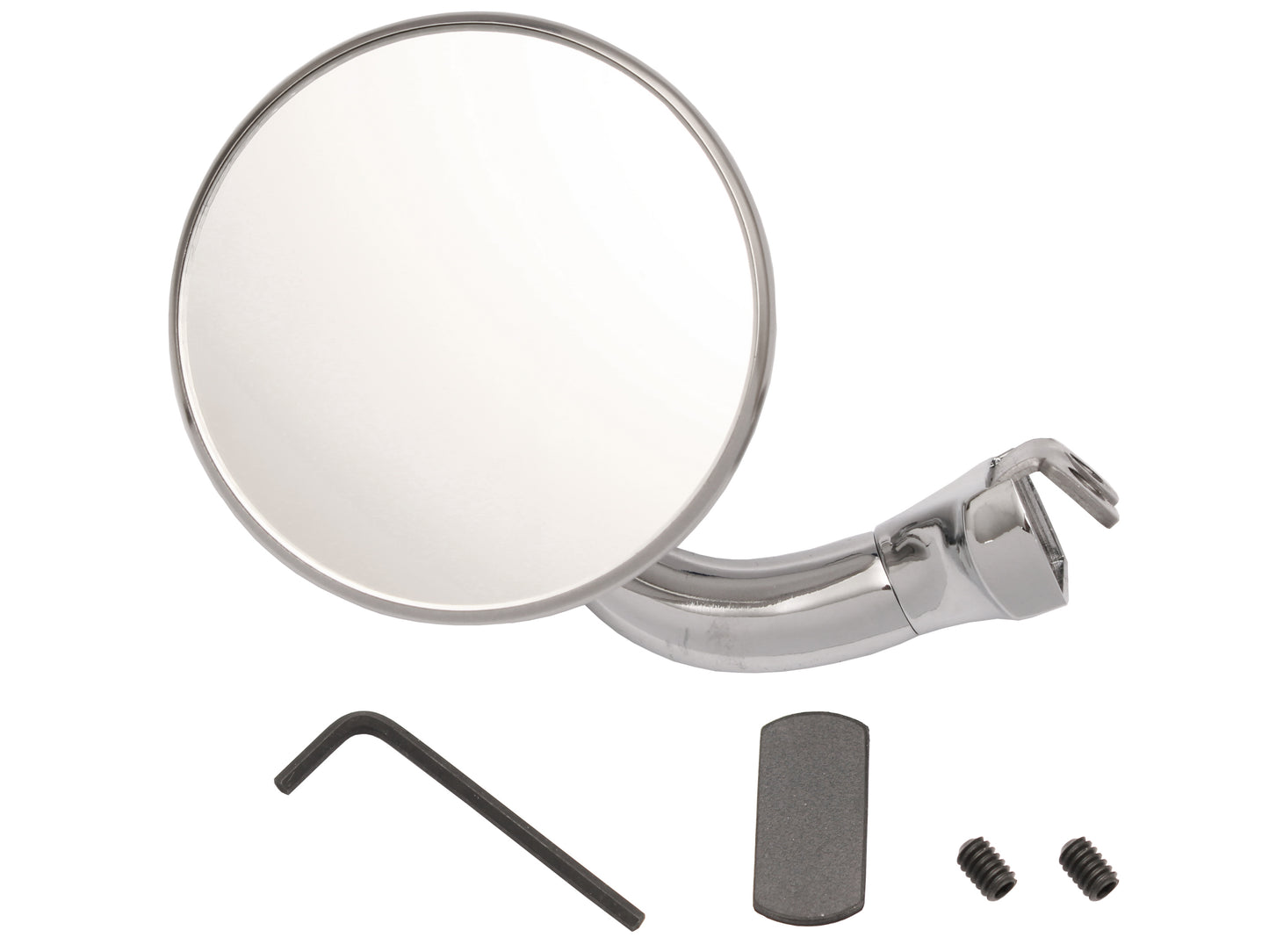 Door Mirror Assembly 3" Right Angle Arm Exterior Left Hand - DM1023