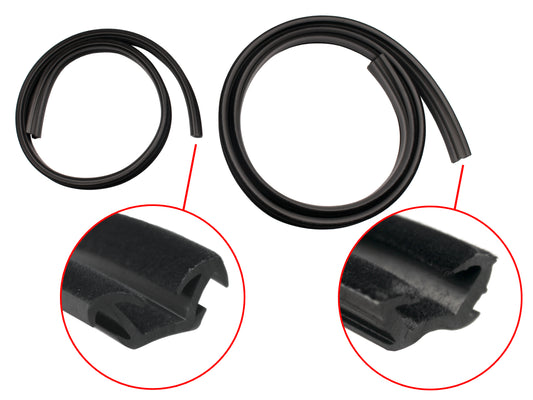 Holden Commodore Bailey Channel REAR Door 1x VB VC VH VK VL 2 Piece Set - RBC1066