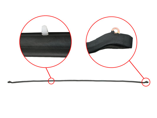 Tailgate Seal HK HT HG Panel Van Lower - RBS1018