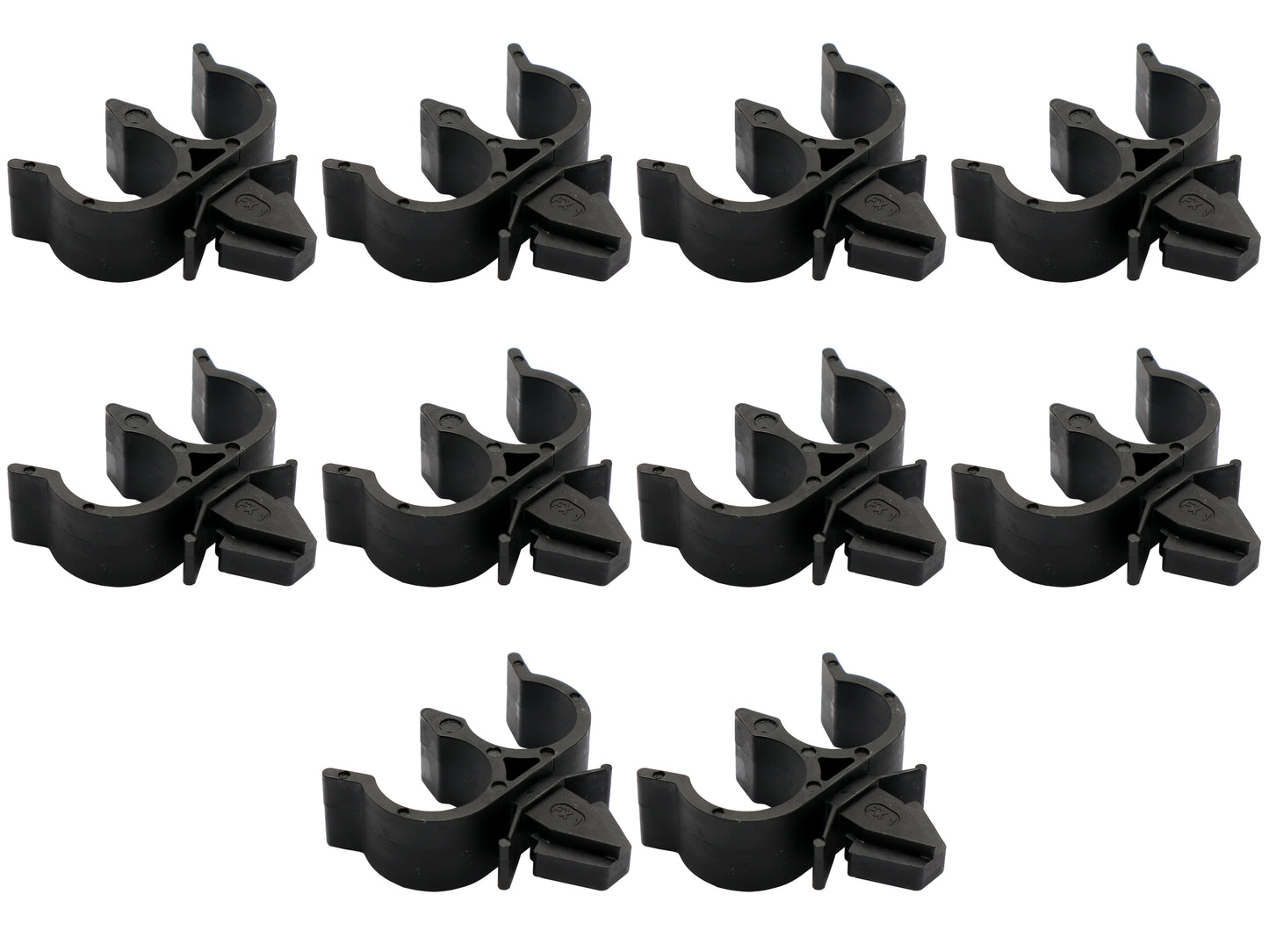 Universal Plastic Clip Dual Hose (10 pc) - RC0042