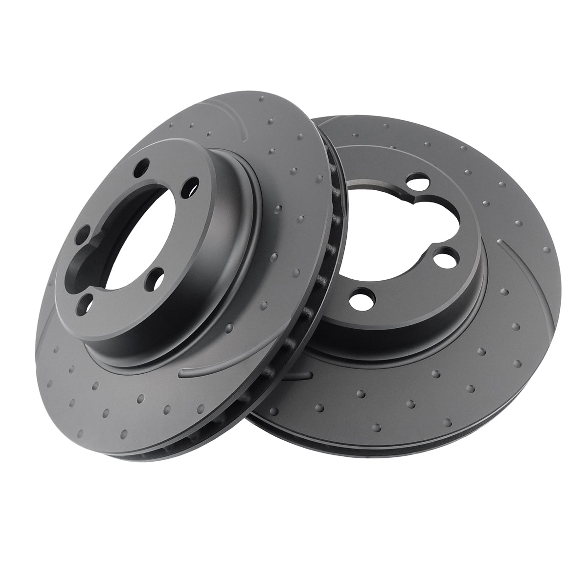 RDA Rear Disc Brake Rotor Pair (Slotted & Dimpled) Ford XB XC ZG ZH - RDA103D