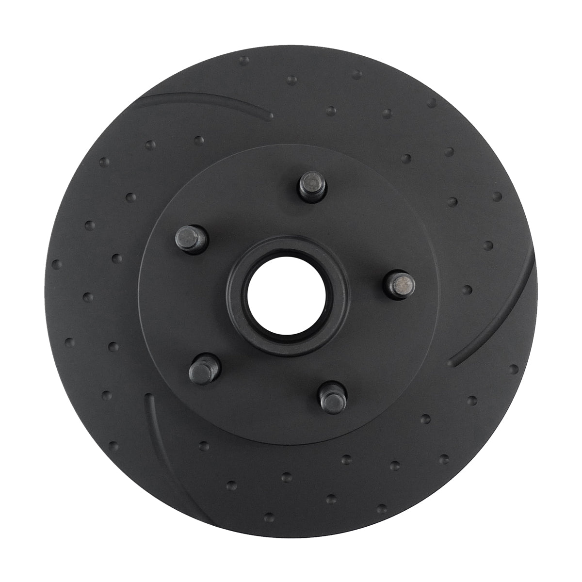 RDA Front Disc Brake Rotor Pair (Slotted & Dimpled) Ford XW XY XA XB XC ZC ZD ZF ZG - RDA106HD