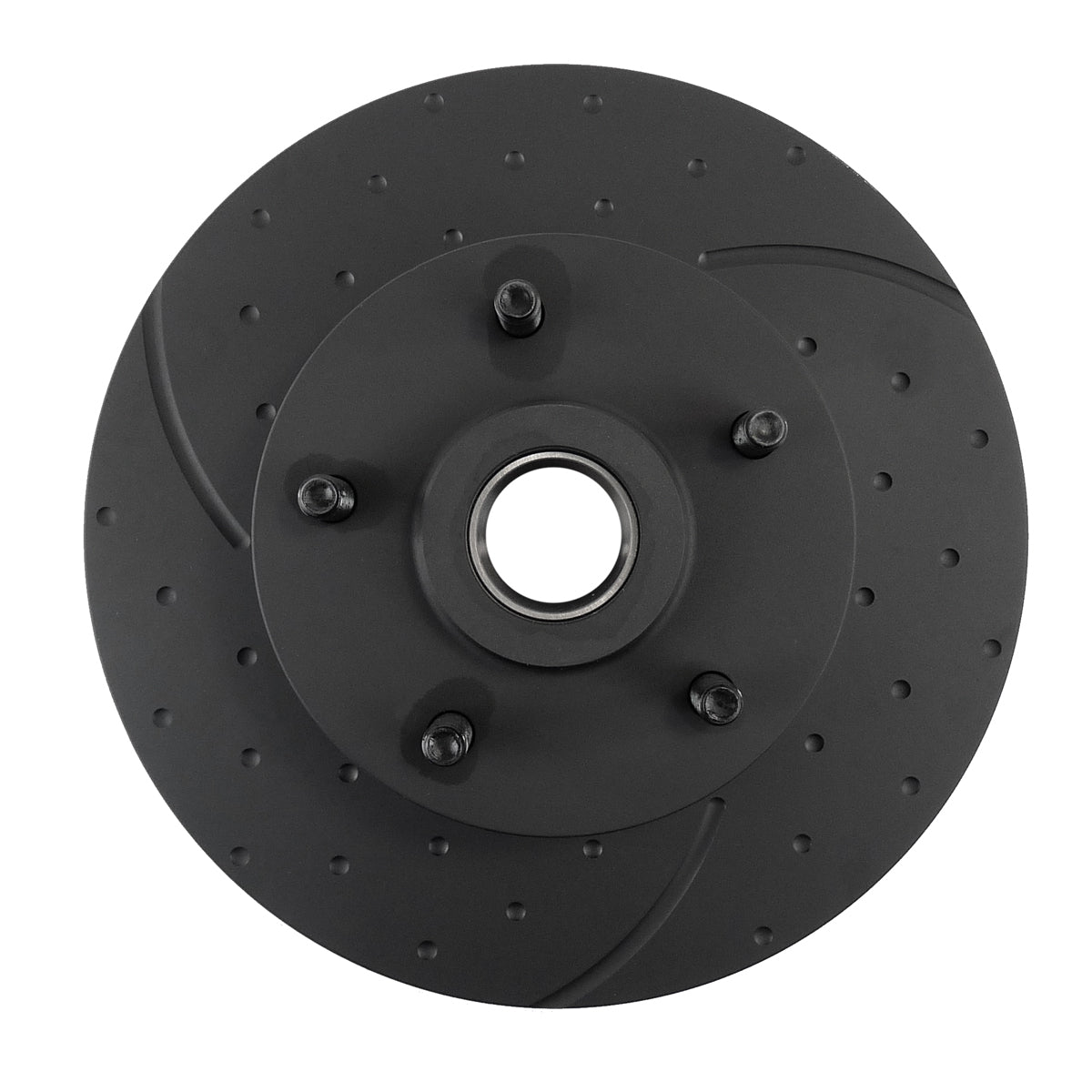 RDA Front Disc Brake Rotor Pair (Slotted & Dimpled) Holden VL VN VG VP VQ V8 - RDA17D