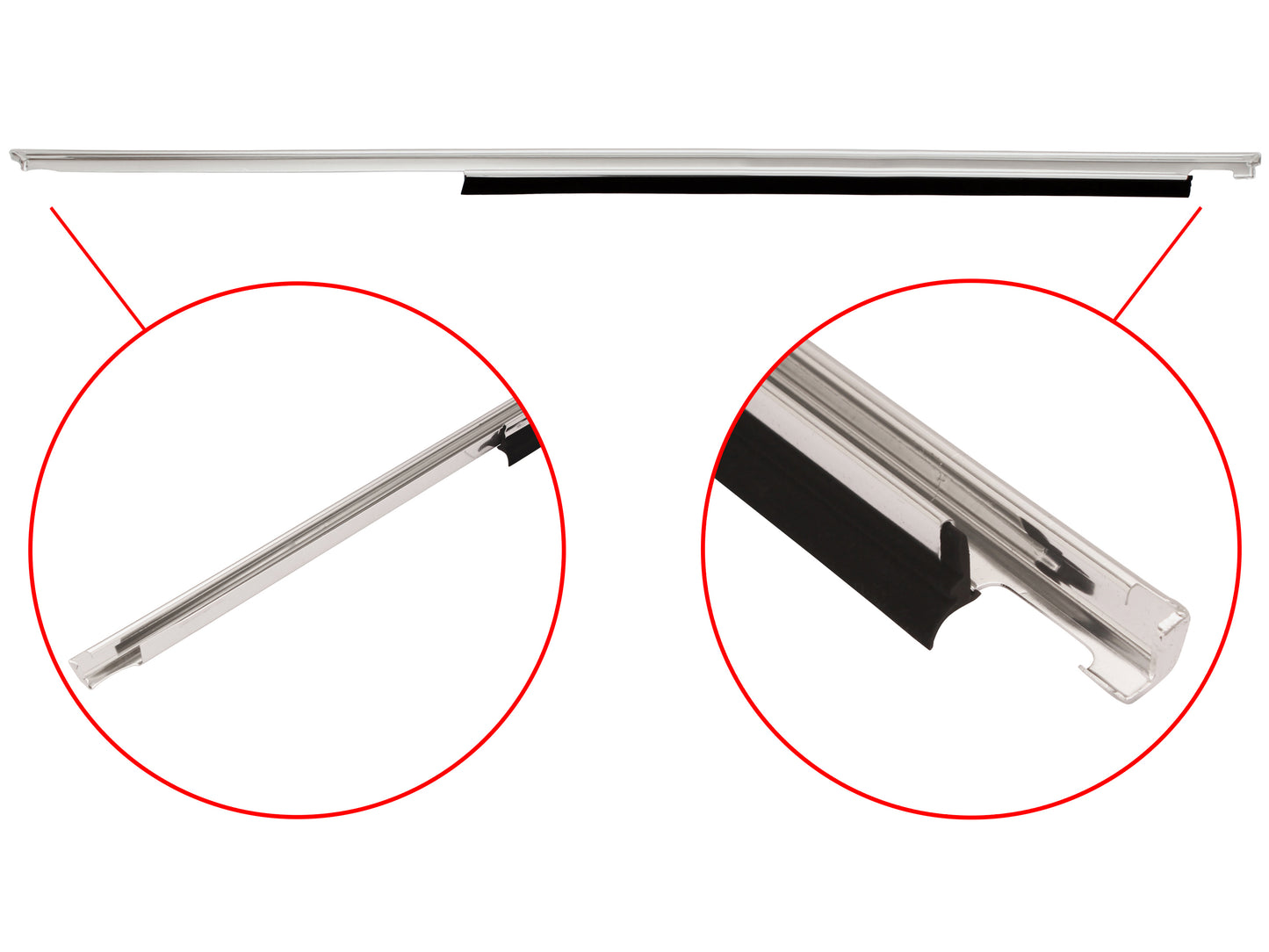 Door Belt & Moulding VB VC VH Commodore Right Rear Outer - RDB1002BR