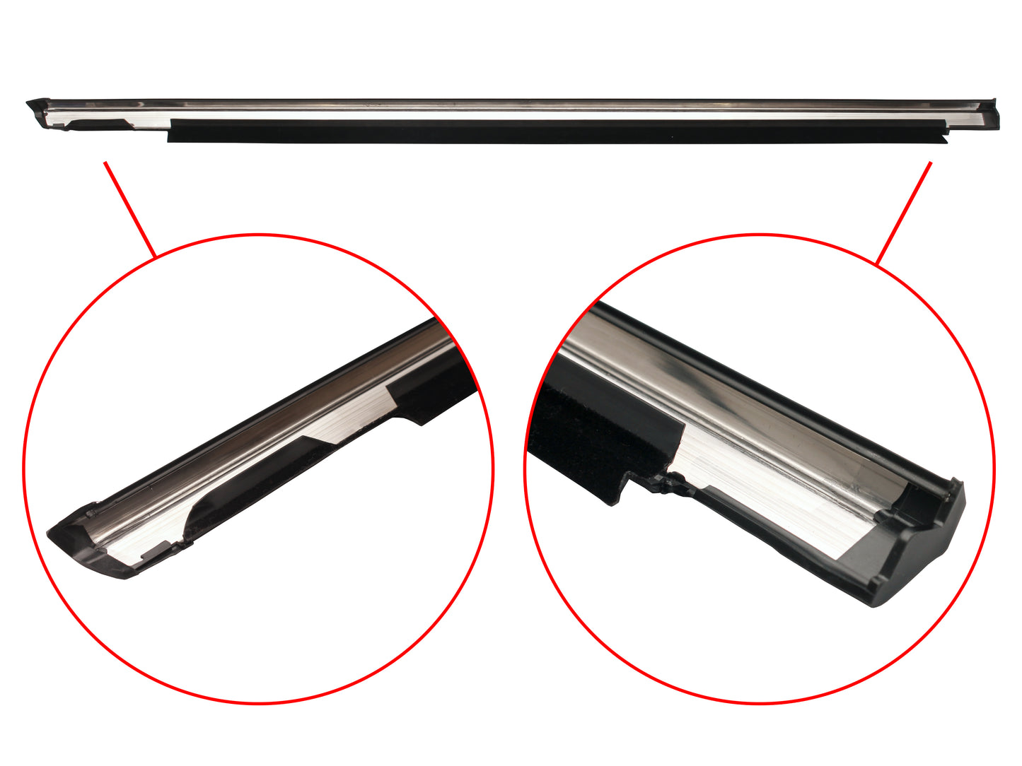 Door Belt & Moulding VK VL Commodore Left Front Outer - RDB1003BL