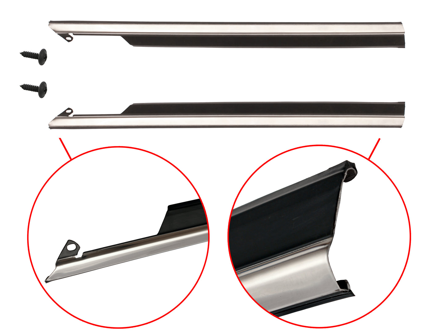 Moulding Rear Quarter Panel Belt VL Commodore Sedan LH & RH - RDB1004D