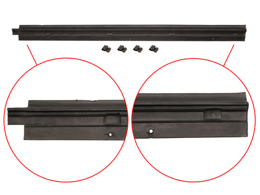 Door Belt LC LJ Coupe Left Hand Front Outer - RDB1019