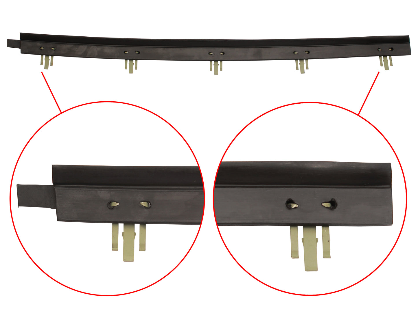 Door Belt Outer Left Rear LC LJ Sedan - RDB1023A