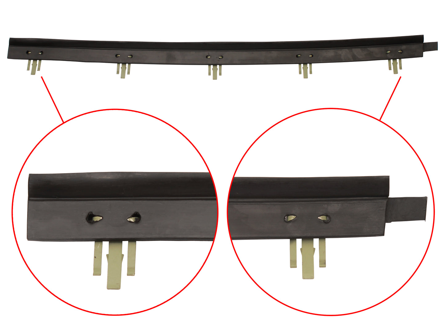 Door Belt Outer Right Rear LC LJ Sedan - RDB1023