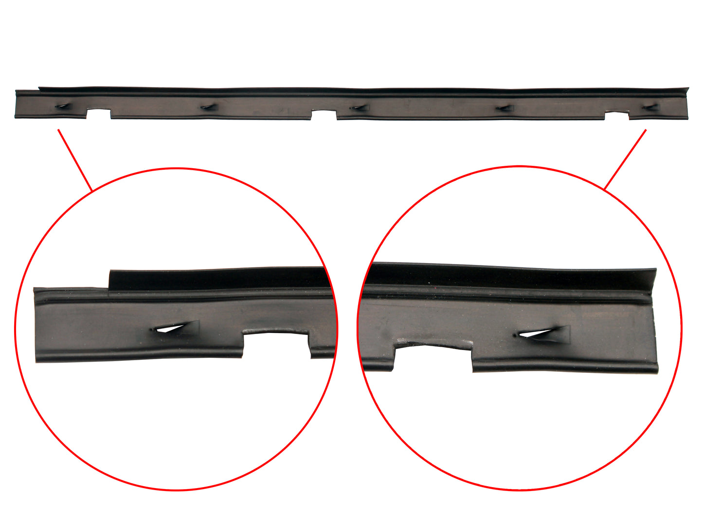 Door Belt LH Torana SLR & SL Left Hand Rear Outer - RDB1062A