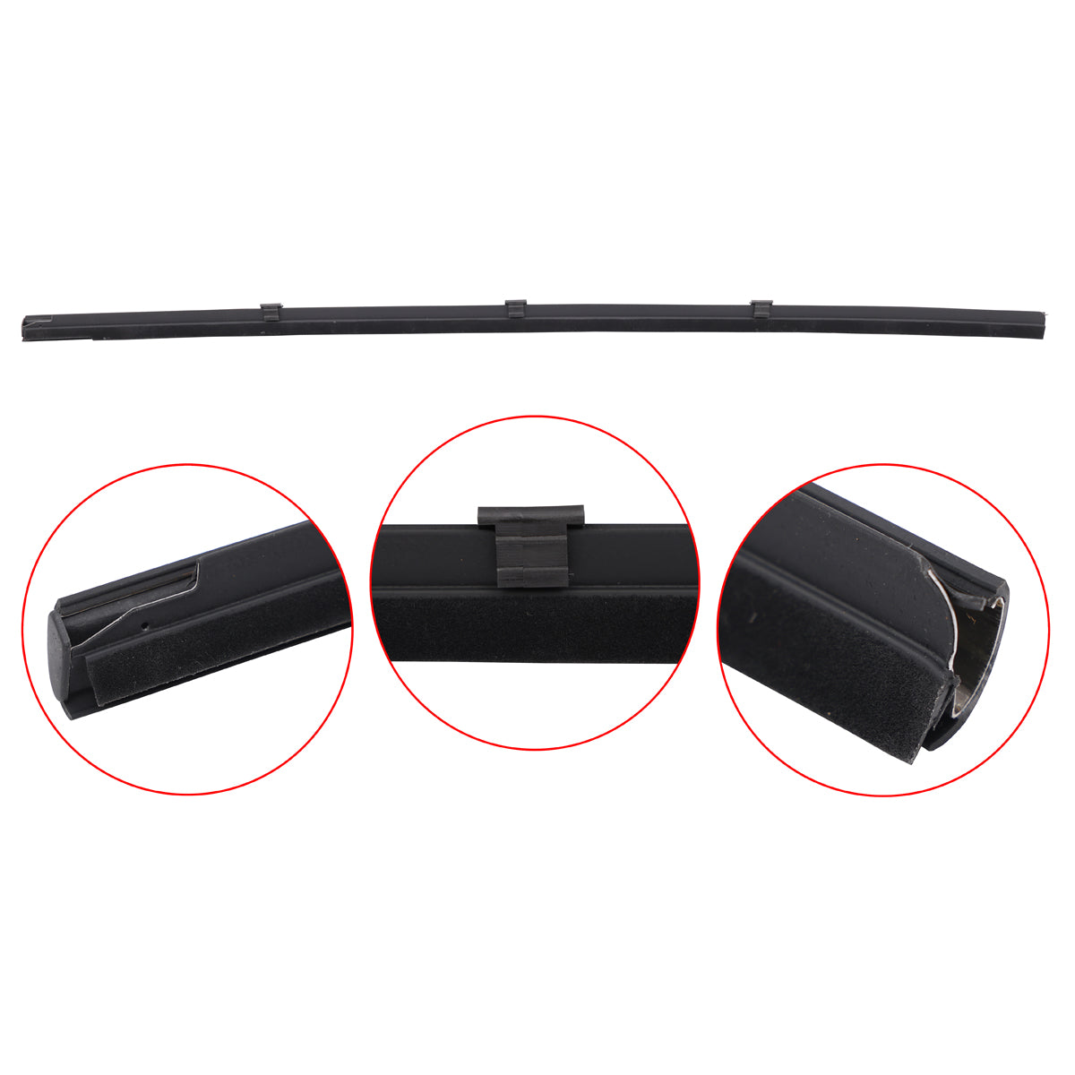Door Belt Kit Genuine Outer Black VT VU VX VY VZ Set of 4 Sedan - RDB1092