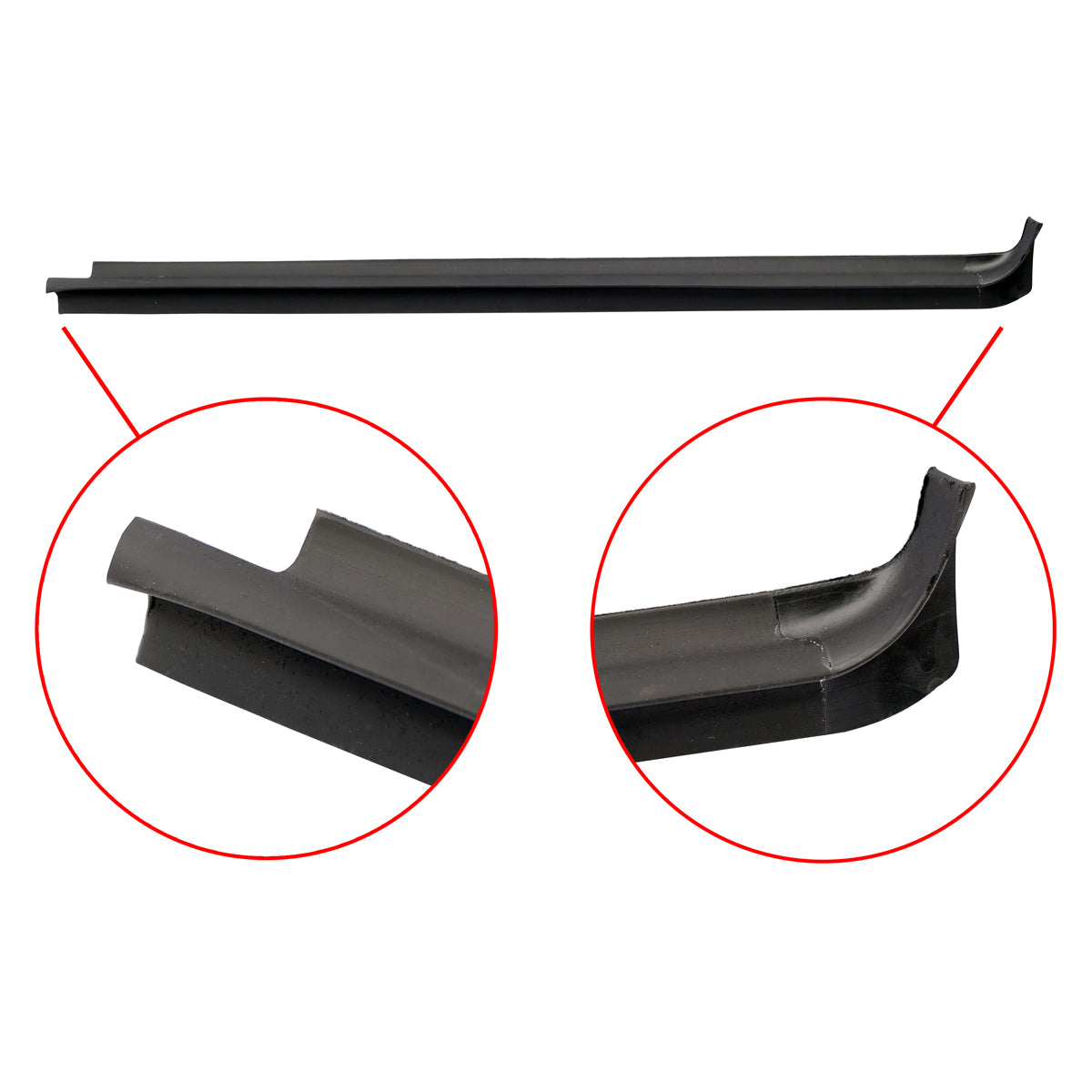 Door Belt Escort Mk1 Coupe Van Mk2 Van LHF Outer - RDB2027