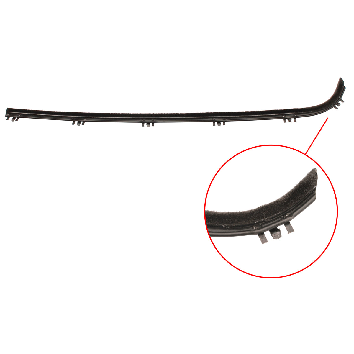 Door Belt F100 1971-1980 Right Hand Outer - RDB2034