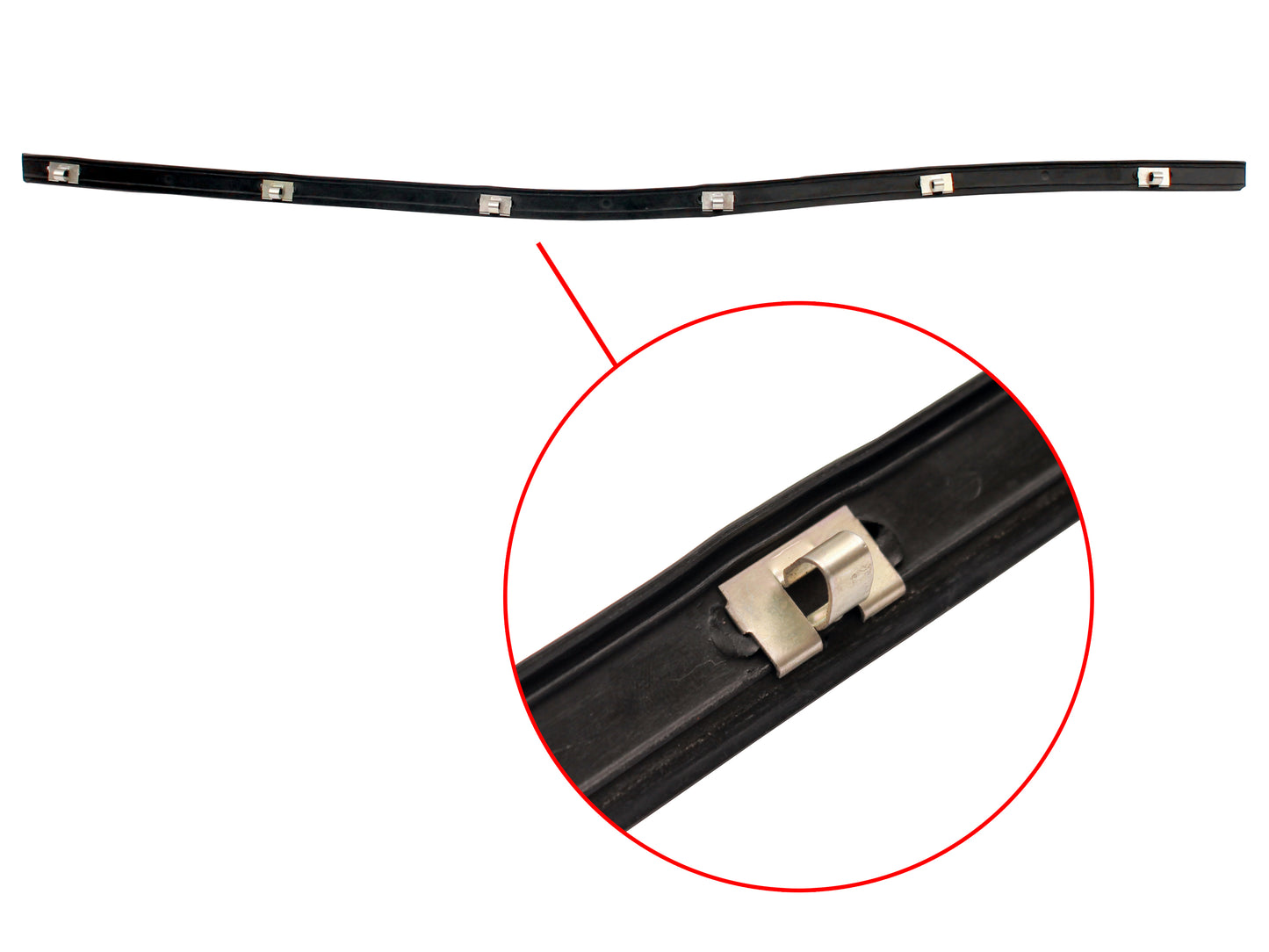 Door Belt XR XT XW XY ZA ZB ZC ZD Left Rear Outer - RDB2103