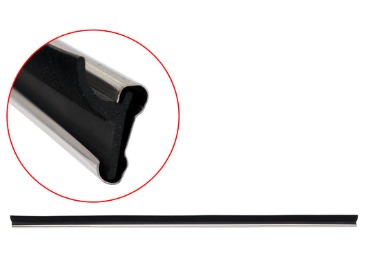 Door Belt Suits Toyota Landcruiser FJ60 RHF Inner With 1/4 Window Stainless Type - RDB3674