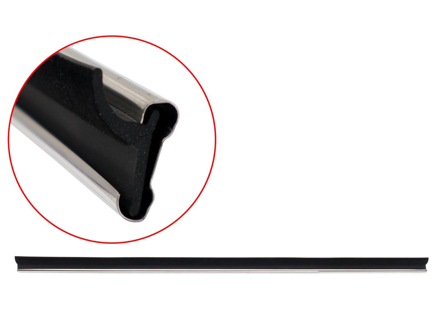 Door Belt Suits Toyota Landcruiser FJ60 LHR Inner Stainless Type - RDB3675