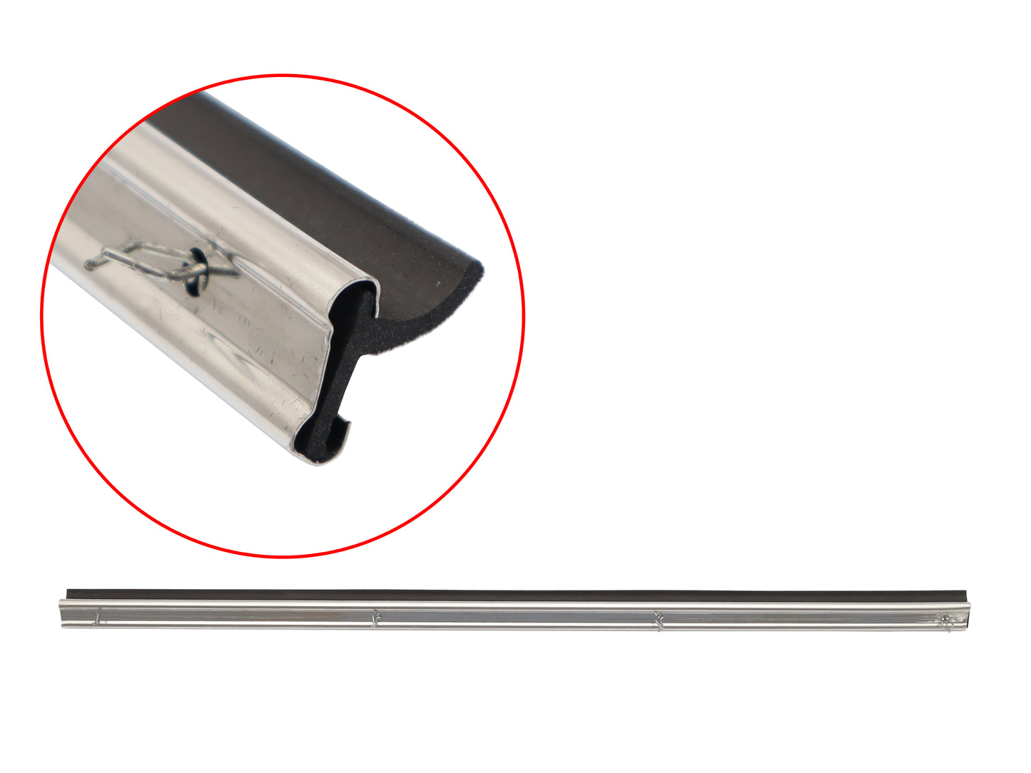 Door Belt Suits Toyota Landcruiser FJ60 LHR Inner Stainless Type - RDB3675