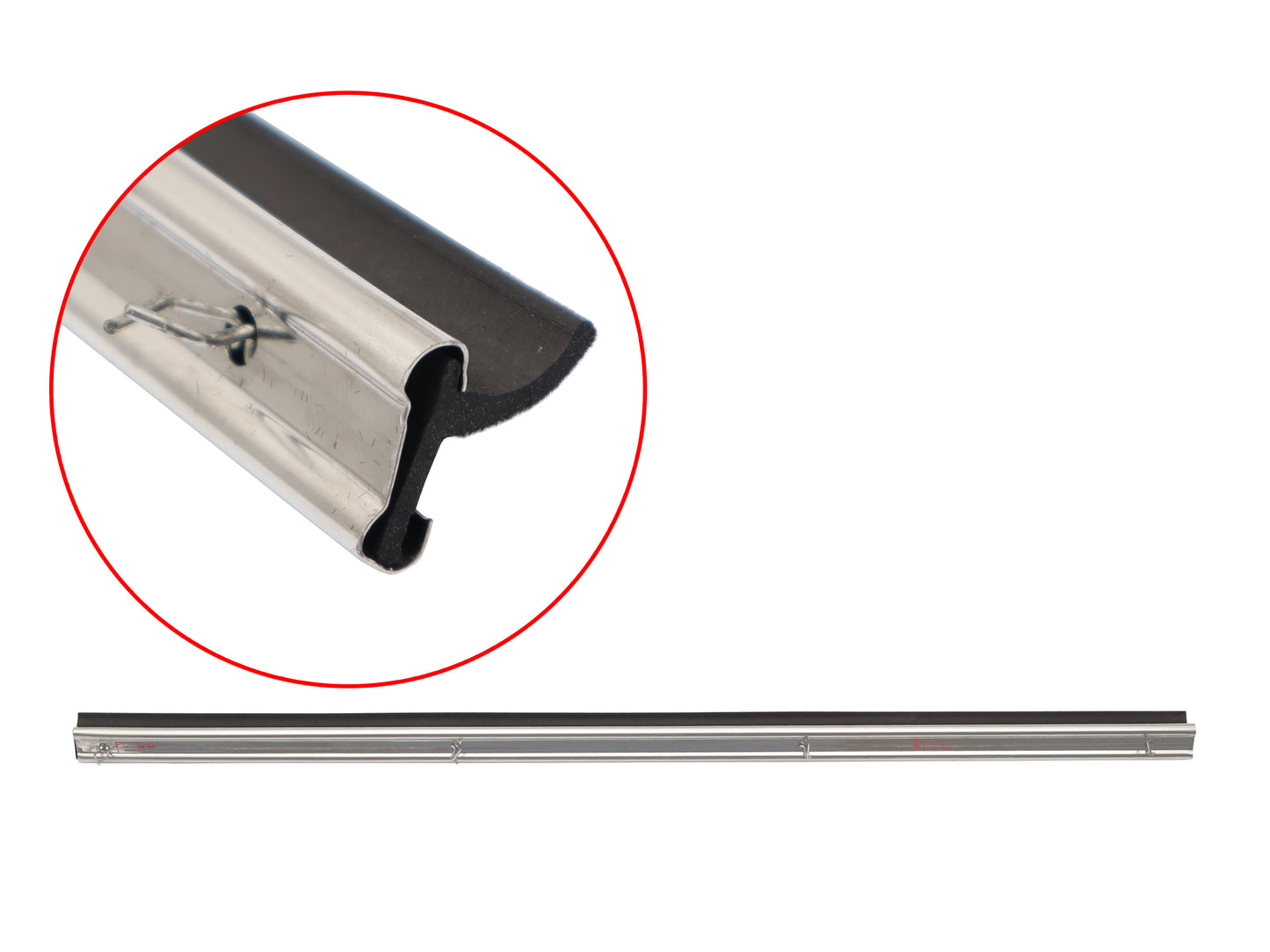 Door Belt Suits Toyota Landcruiser FJ60 RHR Inner Stainless Type - RDB3676