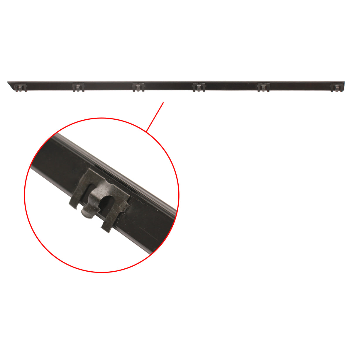 Door Belt Valiant VH LHF Inner With Quarter Exc Coupe - RDB5019