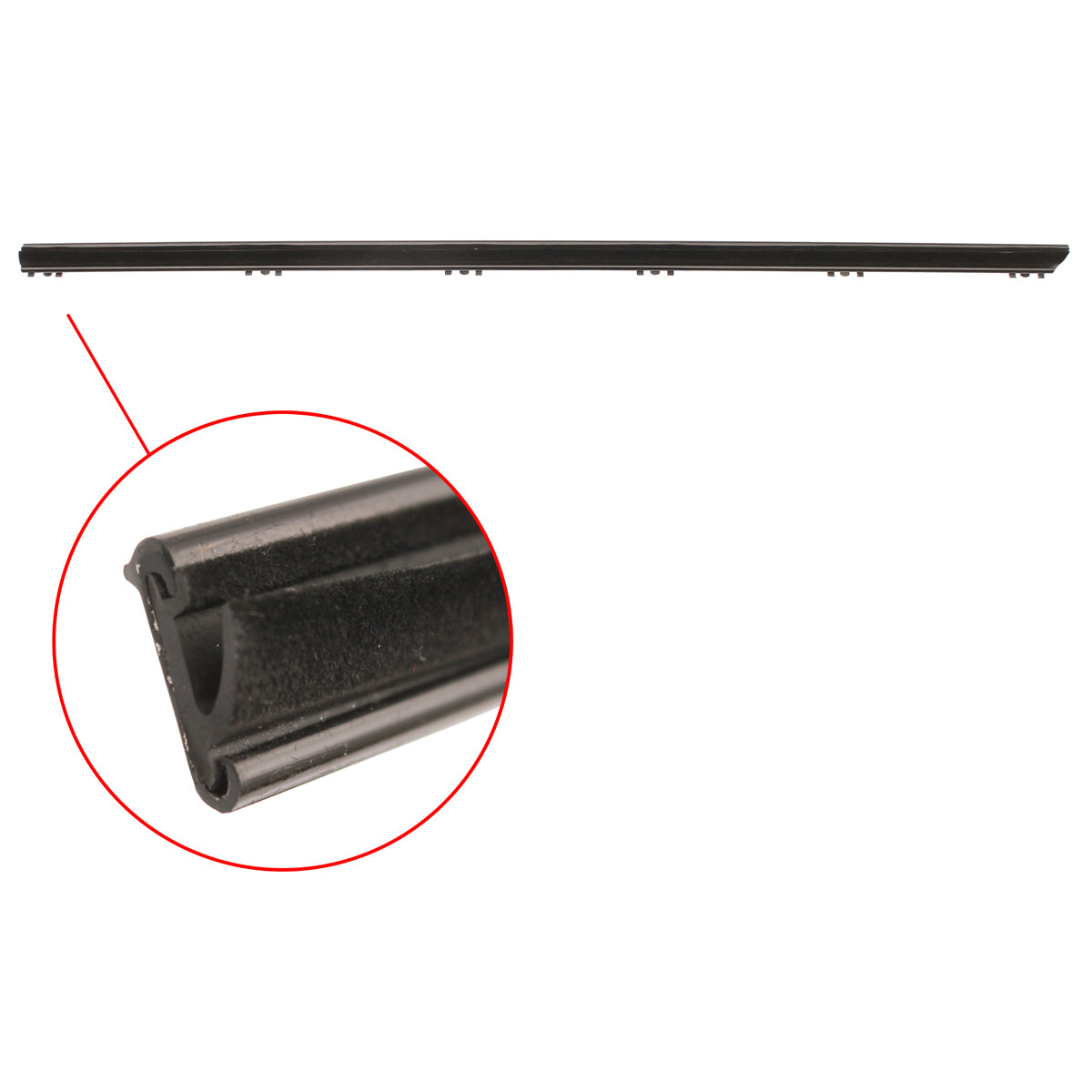 Door Belt Valiant VH LHF Inner With Quarter Exc Coupe - RDB5019