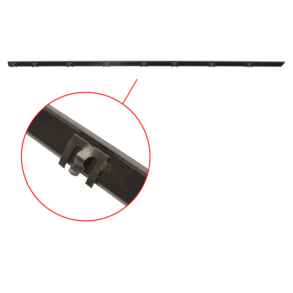 Door Belt Valiant Charger VH With Quarter Vent LHF Outer - RDB5021