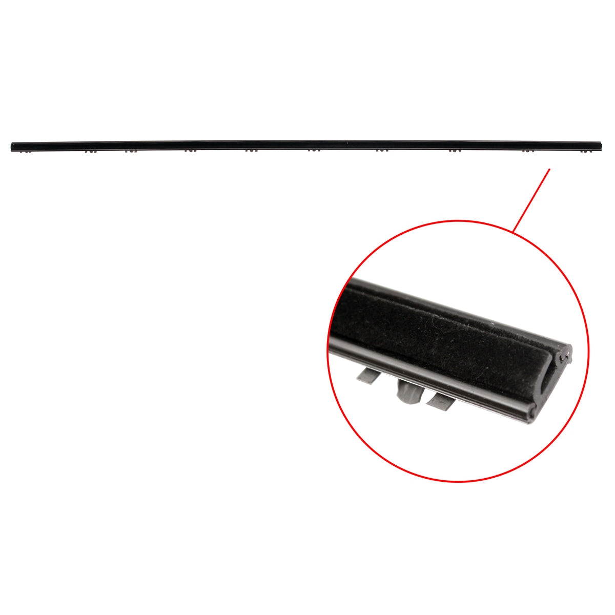 Door Belt Valiant VJ Charger Or Coupe RHF Inner No Quarter Wndow - RDB5054