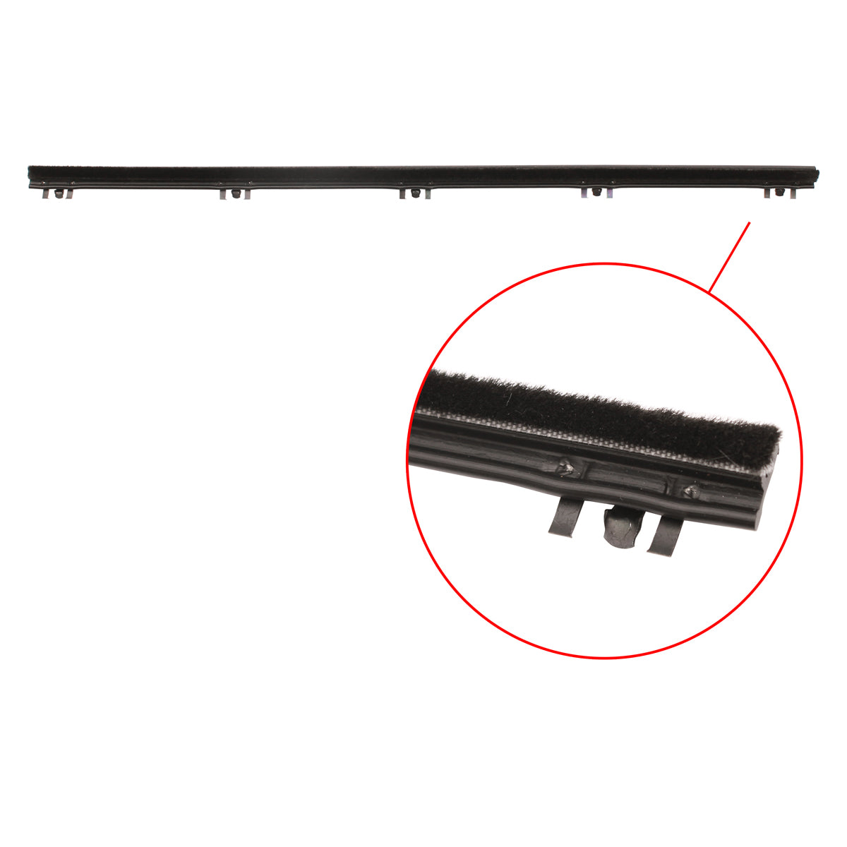 Door Belt Valiant VE VF VG Vip Left Hand Front Inner With Quarter Vent - RDB5075A