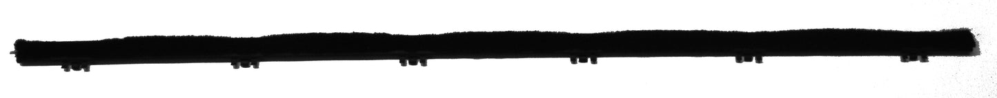 Door Belt Suits Mazda R100 RHF Outer Or LHF Inner (Black Edge) - RDB6008