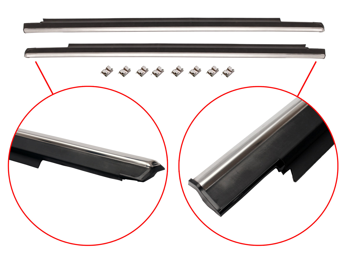 Door Belt & Moulding Kit VK & VL Commodore (4 Pce) - RDBVKLKIT