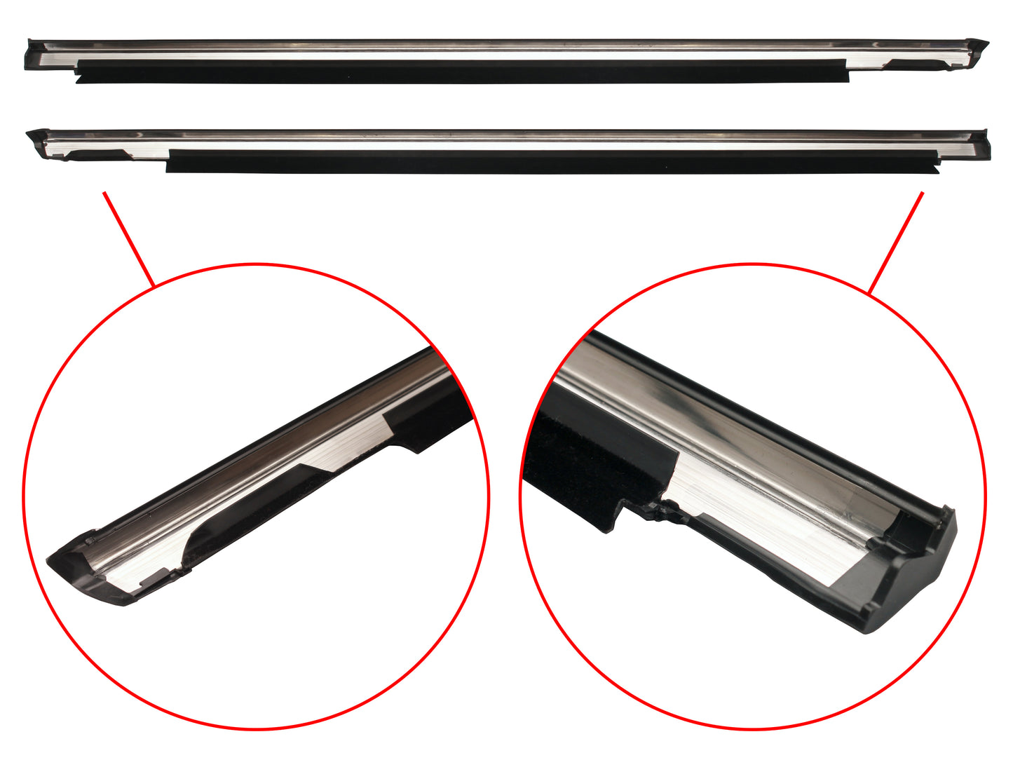 Door Belt & Moulding Kit VK & VL Commodore (4 Pce) - RDBVKLKIT