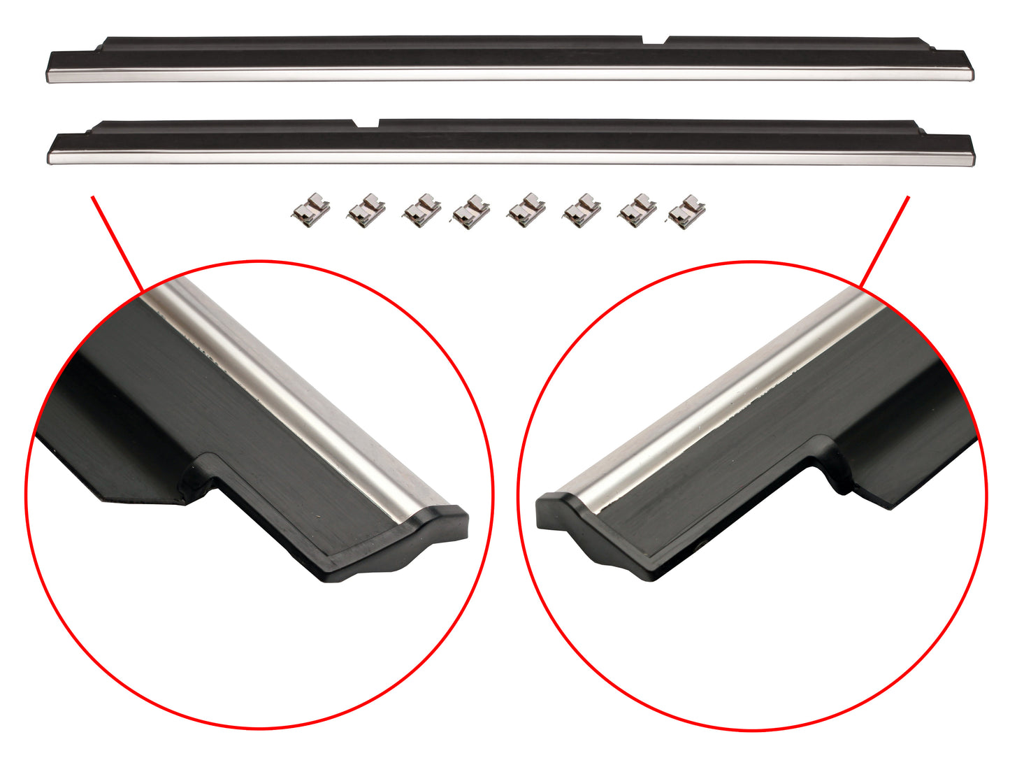 Door Belt & Moulding Kit VK & VL Commodore (4 Pce) - RDBVKLKIT