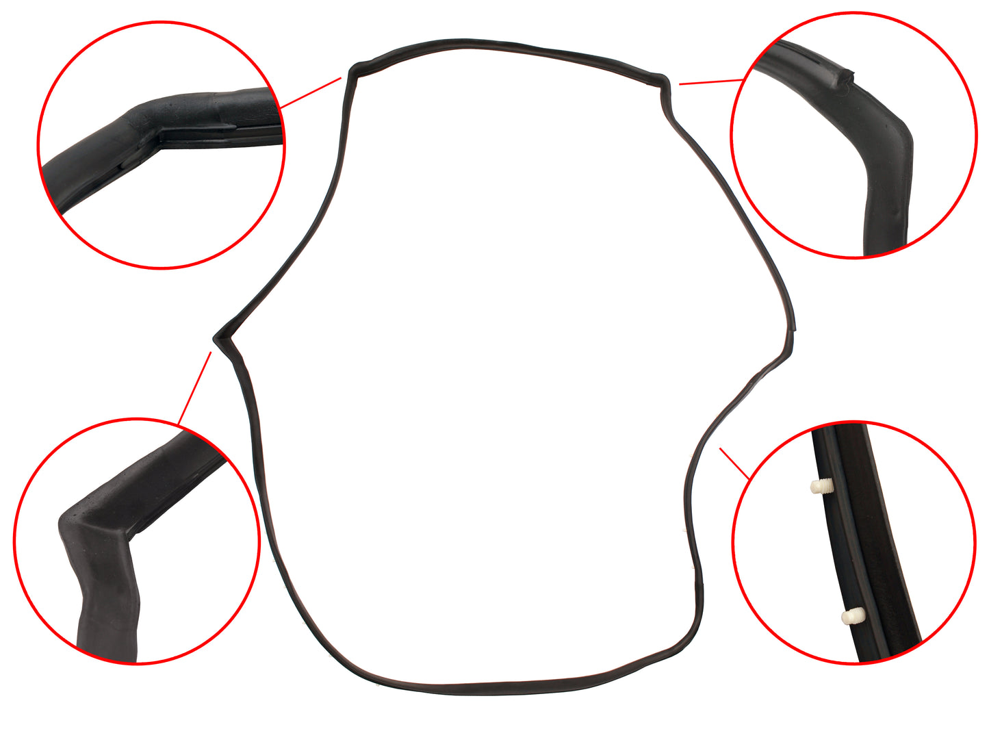 Door Seal VK VL Commodore LHR Sedan - RDS1017