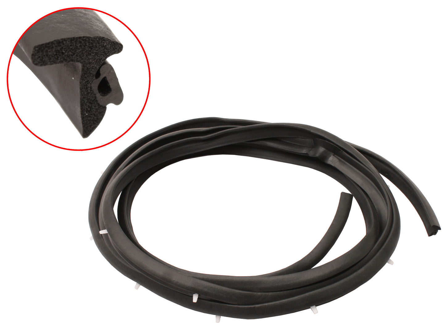 Door Seal LC LJ Left Hand Front Coupe - RDS1025